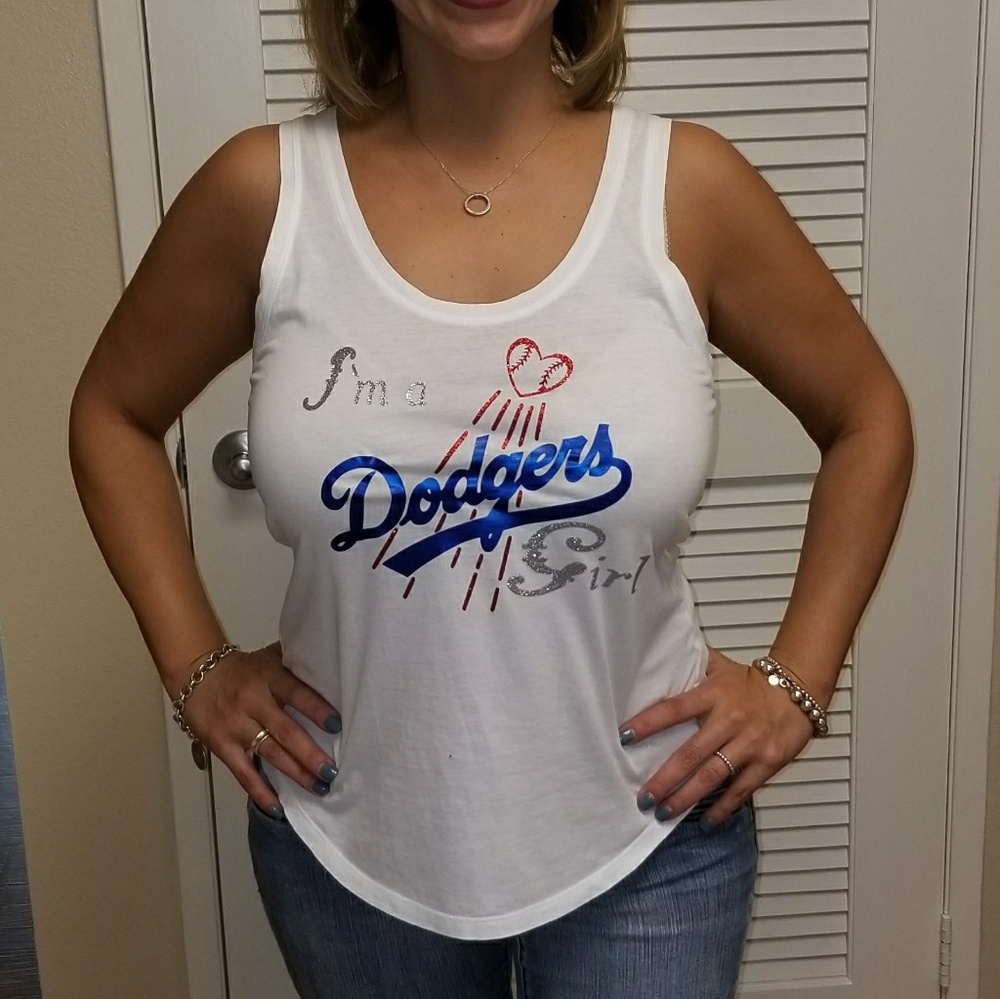 Los Angeles Dodgers "I'm a Dodgers Girl"  Tank Top